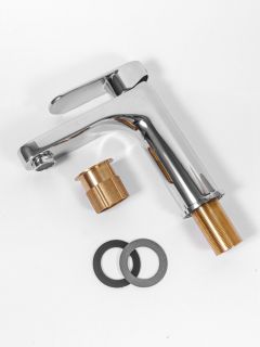 Смеситель для раковины Hansberge Optima H1044C хром