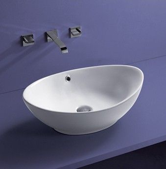 Раковина-чаша CeramaLux 9019 Белая 60 см