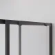 Душевой уголок Niagara Nova NG-6824-34BLACK 100x100 см профиль чёрный матовый стекло прозрачное