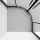Душевой уголок Niagara Nova NG-6825-34BLACK 80x80 см профиль чёрный матовый стекло прозрачное