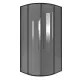 Душевой уголок Niagara Nova NG-2827-34BLACK 100x100 см профиль чёрный матовый стекло тонированное