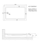 Душевой поддон Niagara Nova 120801QRUS 120x80 см белый