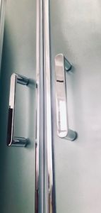 Душевая кабина Royal Bath BK стекло белое/матовое 100x100см RB100BK6-WC-CH