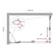 Душевой уголок BelBagno Luce LUCE-AH-21-120/80-C-Cr 120x80 см профиль хром стекло прозрачное