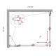 Душевой уголок BelBagno Luce LUCE-AH-21-120/100-C-Cr 120x100 см профиль хром стекло прозрачное