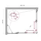 Душевой уголок BelBagno Luce LUCE-AH-21-110/90-C-Cr 110x90 см профиль хром стекло прозрачное