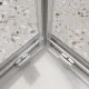 Душевой уголок BelBagno Luce LUCE-AH-21-140/90-C-Cr 140x90 см профиль хром стекло прозрачное