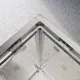 Душевой уголок BelBagno Luce LUCE-AH-21-140/90-C-Cr 140x90 см профиль хром стекло прозрачное