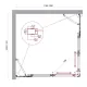 Душевой уголок BelBagno Luce LUCE-AH-22-120/110-C-Cr 120x110 см профиль хром стекло прозрачное