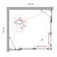 Душевой уголок BelBagno Luce LUCE-AH-22-125/100-C-Cr 125x100 см профиль хром стекло прозрачное