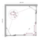 Душевой уголок BelBagno Luce LUCE-AH-22-130/120-C-Cr 130x120 см профиль хром стекло прозрачное