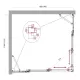 Душевой уголок BelBagno Luce LUCE-AH-22-140/110-C-Cr 140x110 см профиль хром стекло прозрачное