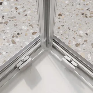 Душевой уголок BelBagno Luce LUCE-AH-22-140/110-C-Cr 140x110 см профиль хром стекло прозрачное