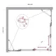 Душевой уголок BelBagno Luce LUCE-AH-22-140/115-C-Cr 140x115 см профиль хром стекло прозрачное