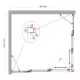 Душевой уголок BelBagno Luce LUCE-AH-22-145/110-C-Cr 145x110 см профиль хром стекло прозрачное