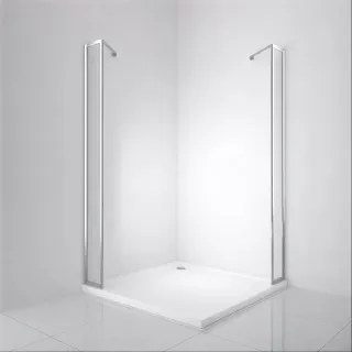 Душевой уголок BelBagno Luce LUCE-AH-22-150/110-C-Cr 150x110 см профиль хром стекло прозрачное