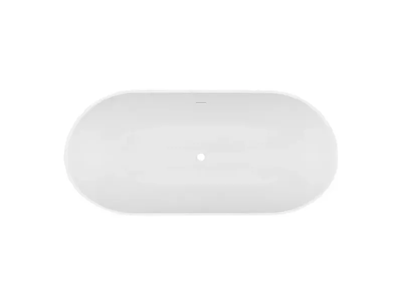 Ванна отдельностоящая Эстет Майами 1685х758 ФР-00017888 Solid Surface белая