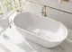 Ванна отдельностоящая Эстет Майами 1685х758 ФР-00017888 Solid Surface белая