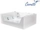Акриловая ванна Cerutti SPA C-478A с гидромассажем 170x120см белый