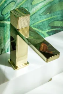 Смеситель для раковины Boheme Quad 159-G автоматический золото Смеситель для раковины Boheme Quad 159-G автоматический золото