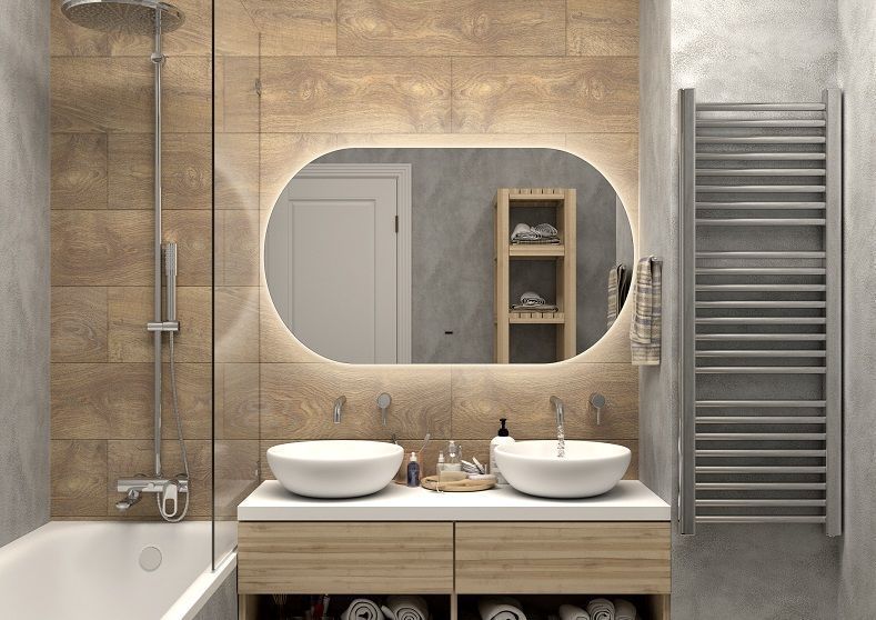 Зеркало с холодной подсветкой Art&Max Torino 120x70см AM-Tor-1200-700-DS-F Зеркало с холодной подсветкой Art&Max Torino 120x70см AM-Tor-1200-700-DS-F