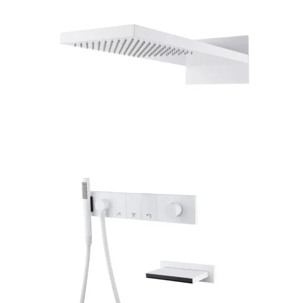 Душевой комплект Boheme Zodiac 132-2-MW белый матовый Душевой комплект Boheme Zodiac 132-2-MW белый матовый