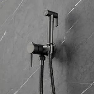 Гигиенический душ со смесителем Boch Mann Braies BM10411 серый