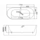 Акриловая ванна Grossman Cristal GR-2204R 170x80 см белый