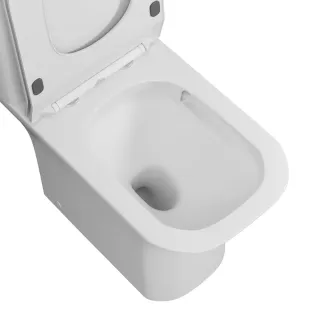 Унитаз напольный Grossman Classic GR-4464SQ-K26 безободковый с микролифтом белый