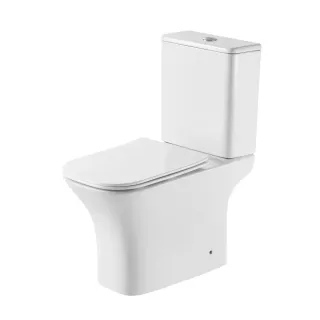 Унитаз напольный Grossman Classic GR-4464SQ-K26 безободковый с микролифтом белый