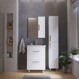 Зеркальный шкаф Grossman Нео 205021 50 см белый