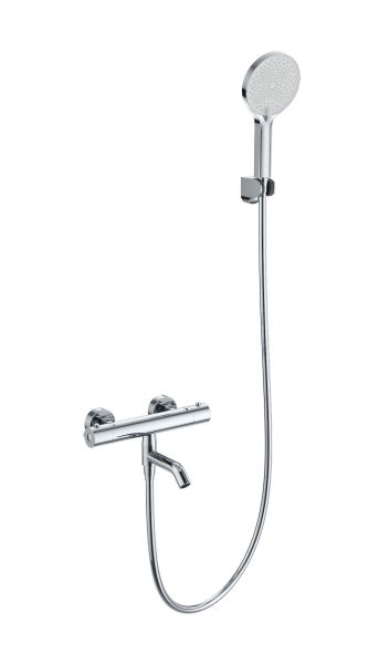 Смеситель для ванны с душем Wonzon & Woghand INN 3 WW-B2065-A1-CR с термостатом хром