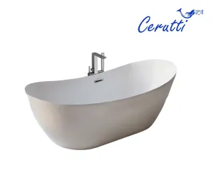 Акриловая ванна Cerutti SPA NEMI170MW CT10507 отдельностоящая 170x74 см белый