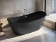 Ванна акриловая Ceruttispa Nemi MB CT10508 170x74 см чёрный матовый