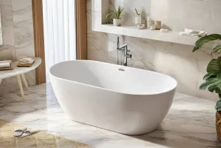 Акриловая ванна Cerutti SPA d'ISEO170II CT10509 отдельностоящая 170x75 см белый
