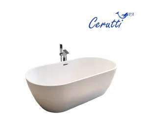 Акриловая ванна Cerutti SPA RESIA170II CT10514 отдельностоящая 170x75 см белый
