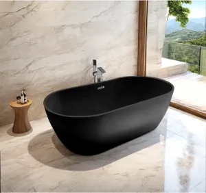 Ванна акриловая Ceruttispa Skye MB CT10515 170x75 см чёрный матовый