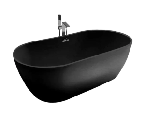 Ванна акриловая Ceruttispa Skye MB CT10515 170x75 см чёрный матовый