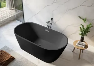 Ванна акриловая Ceruttispa Resia MB CT10521 170x75 см чёрный матовый