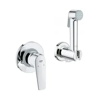 Гигиенический душ со смесителем Grohe Bauflow 29328000 хром