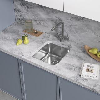 Мойка кухонная Reflexion Orta 38-SS RX2438SS полированная сталь