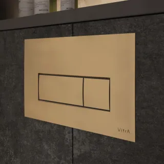 Кнопка смыва VitrA Root Square (Рут Скуэр) 740-2325 брашированное золото