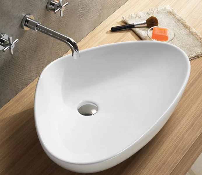 Раковина-чаша CeramaLux 7472B  Белая 59 см