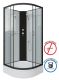 Душевая кабина Niagara NG-6701-14BK 90x90см чёрный/прозрачное