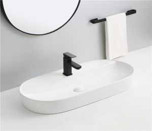 Раковина-чаша CeramaLux D1347 Белая 81.5 см