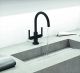 Смеситель для раковины Kludi Nova Fonte Puristic чёрный матовый 201183915