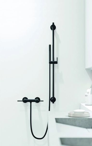 Смеситель для душа Kludi Nova Fonte Puristic чёрный матовый 207103915