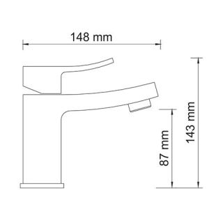 Wasserkraft Aller 1063WHITE Смеситель для раковины Wasserkraft Aller 1063WHITE Смеситель для раковины