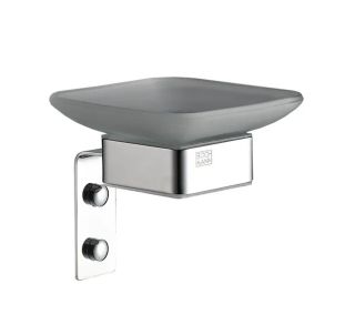 Мыльница стеклянная с держателем Boch Mann BM10661 хром Мыльница стеклянная с держателем Boch Mann BM10661 хром