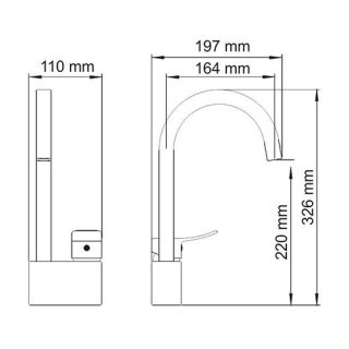 Wasserkraft Aller 1067WHITE Смеситель для кухни с поворотным изливом Wasserkraft Aller 1067WHITE Смеситель для кухни с поворотным изливом